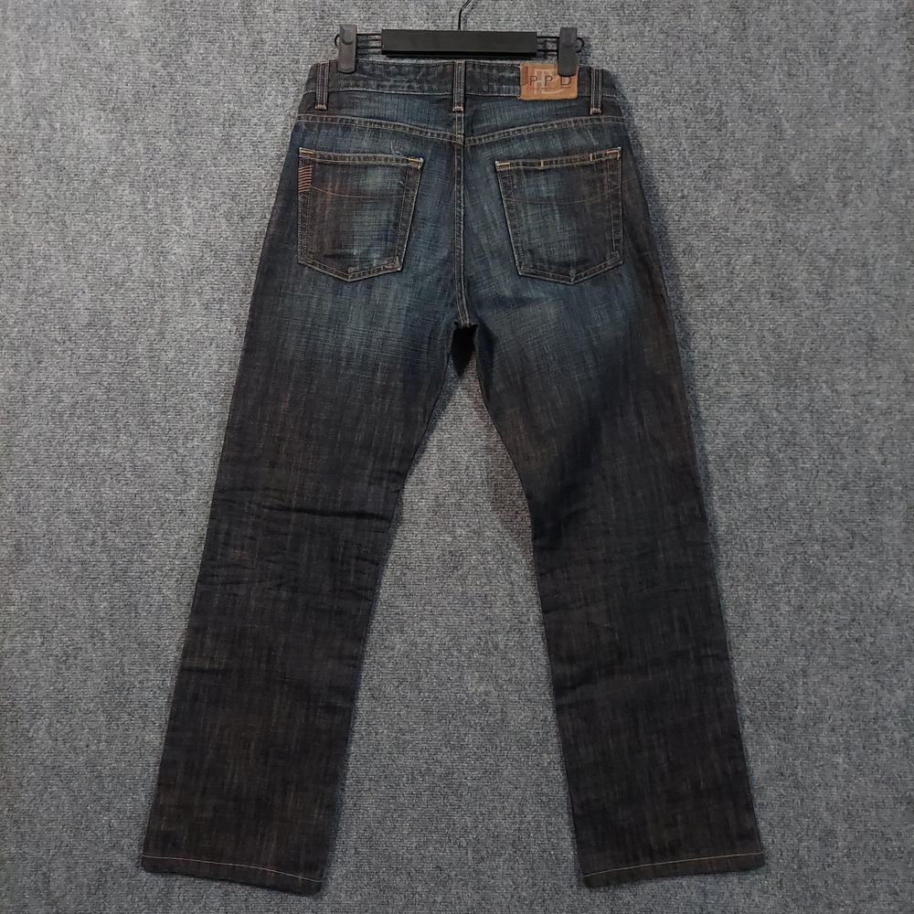 Paige PPD Jeans‎ Mens 29 Blue Dark Wash Doheny Straight Leg Made in USA Denim - Picture 10 of 11